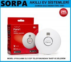 FONİ DUMAN DEDEKTÖRÜ WIFI MOBİL KONTROL