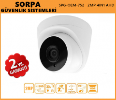 SPG 2MP 1080P 4IN1 AHD DOME KAMERA